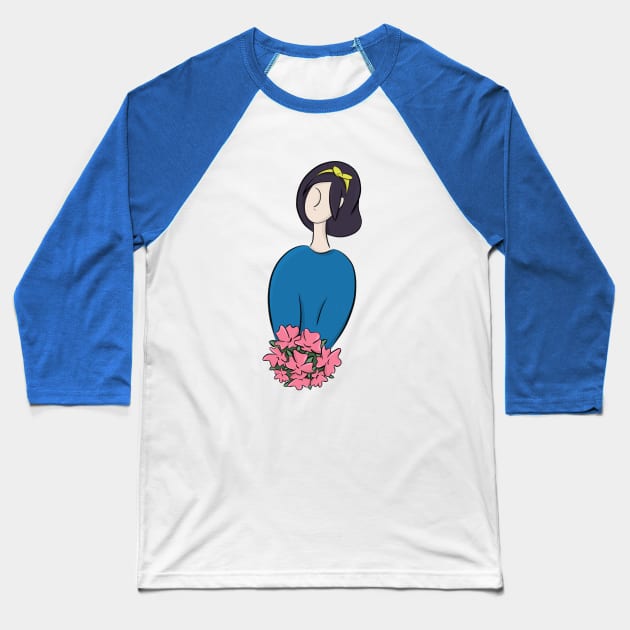 Girl Baseball T-Shirt by Kovchugan_2001